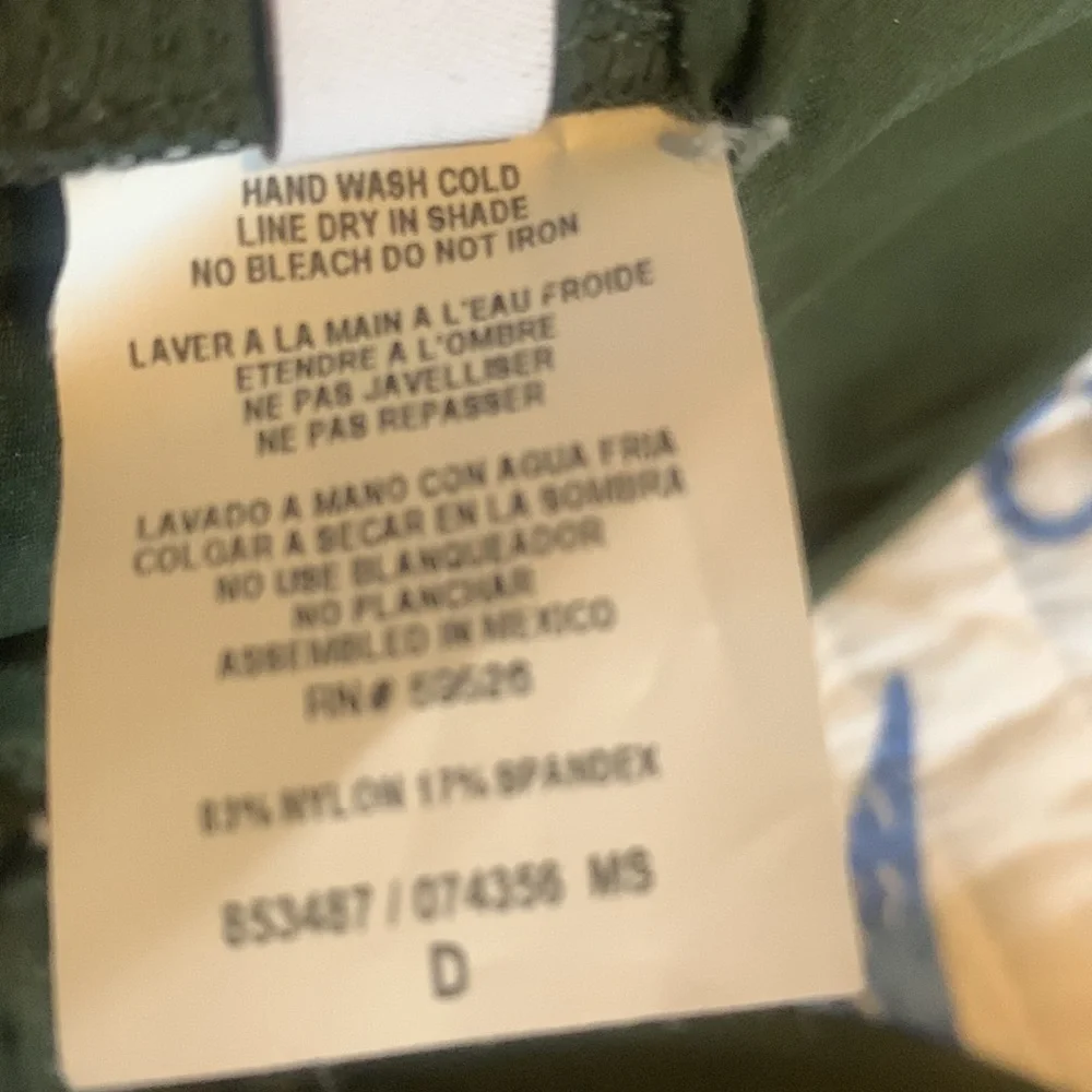 Becca by Rebecca Virtue Olive Green  Code High Neck Bikini Top Size D new no tag - Picture 7 of 9